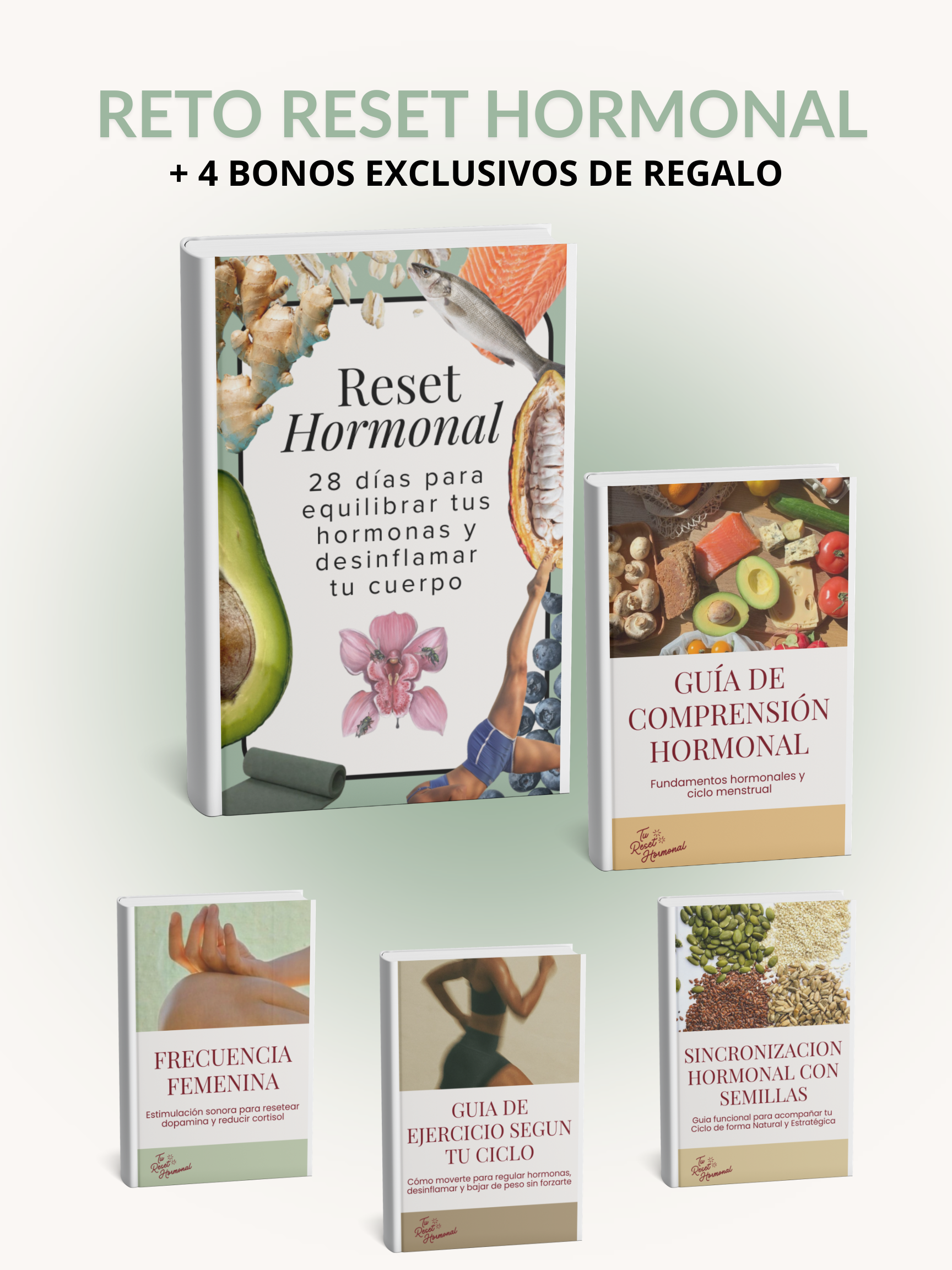 PACK COMPLETO Reset Hormonal: Reto de 28 Días + Comunidad Privada + Recursos Exclusivos